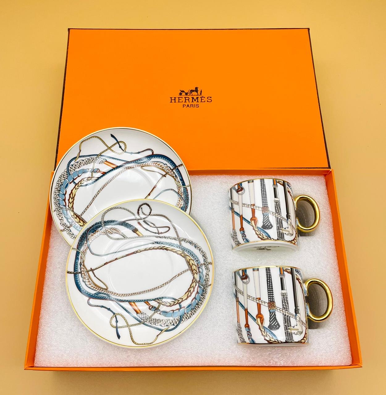 Hermes cup set of 2 - Image 3 of 3